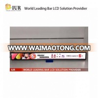 22.8" Digital signage Advertising Stretched bar  lcd display shelf edge lcd display for supermarket